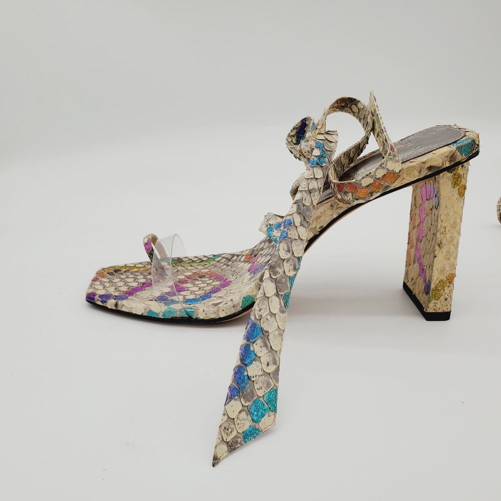 Alexandre Birman Katie Python Sandals 40 - image 4